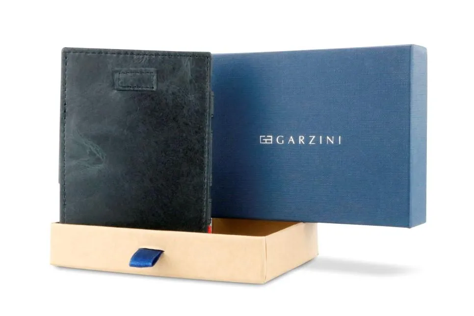 Garzini RFID Leather Magic Wallet Card Sleeves Brushed