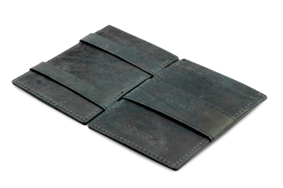Garzini RFID Leather Magic Wallet Card Sleeves Brushed