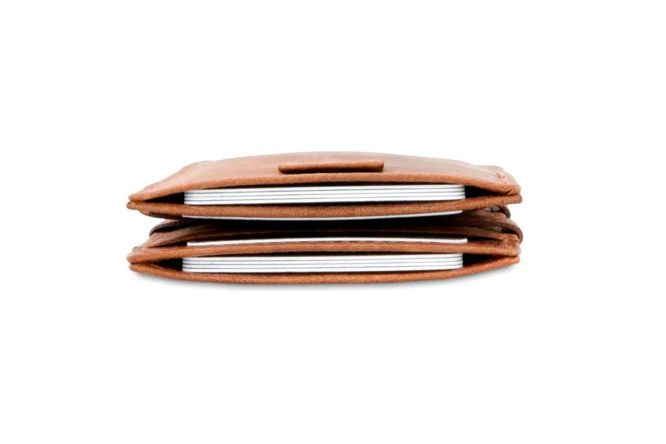 Garzini RFID Leather Magic Wallet Card Sleeves Brushed