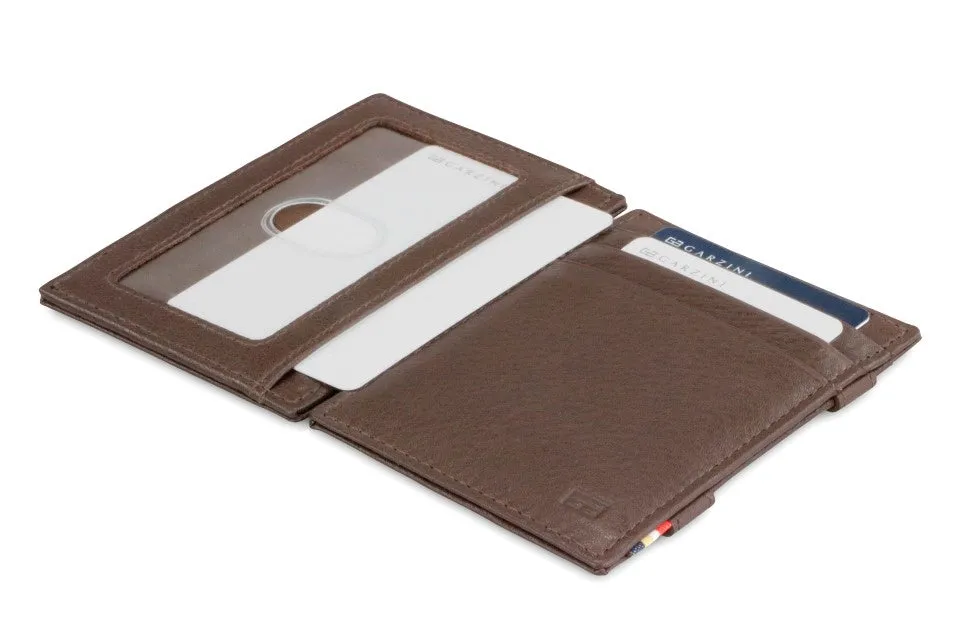 Garzini RFID Leather Magic Wallet ID Window Nappa