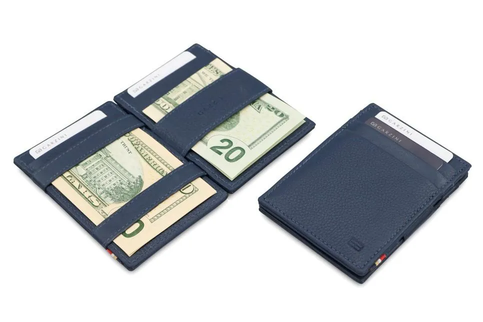 Garzini RFID Leather Magic Wallet ID Window Nappa
