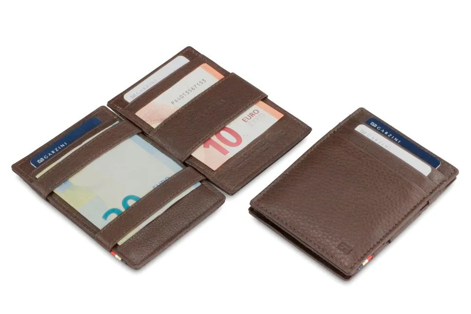 Garzini RFID Leather Magic Wallet ID Window Nappa
