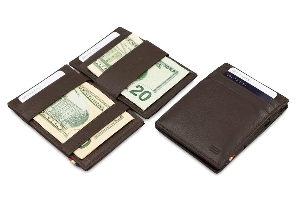 Garzini RFID Leather Magic Wallet ID Window Nappa
