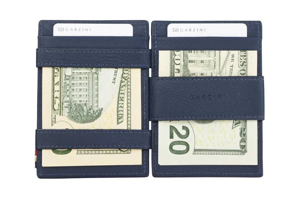 Garzini RFID Leather Magic Wallet ID Window Nappa