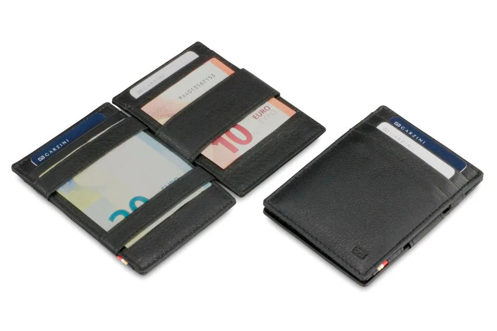Garzini RFID Leather Magic Wallet ID Window Nappa