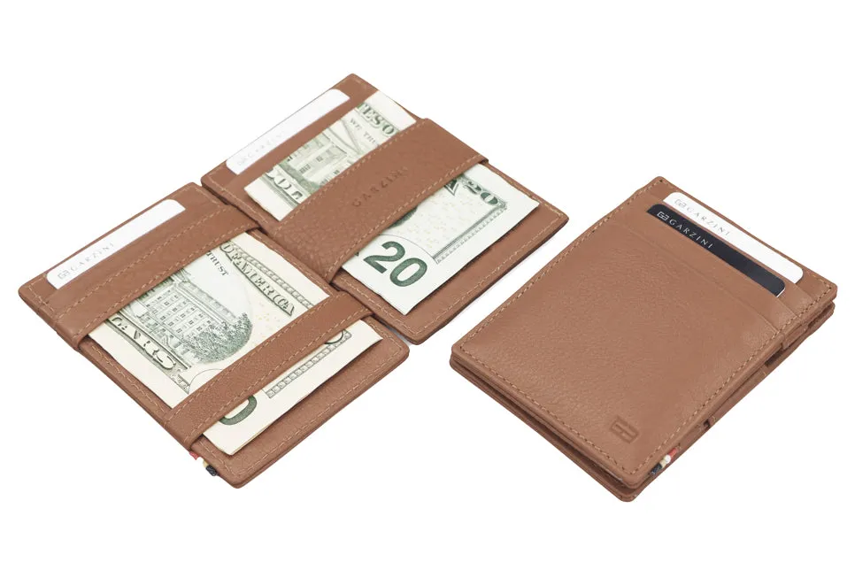 Garzini RFID Leather Magic Wallet ID Window Nappa