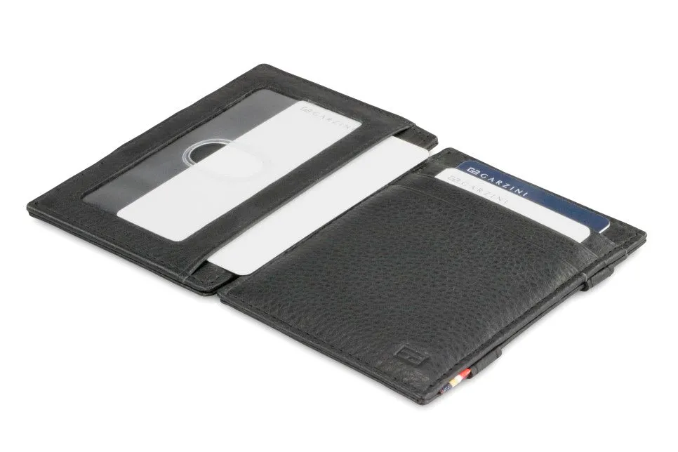 Garzini RFID Leather Magic Wallet ID Window Nappa