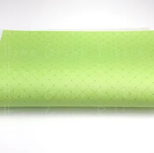 Green Coordiante Faux Leather Sheet USDR