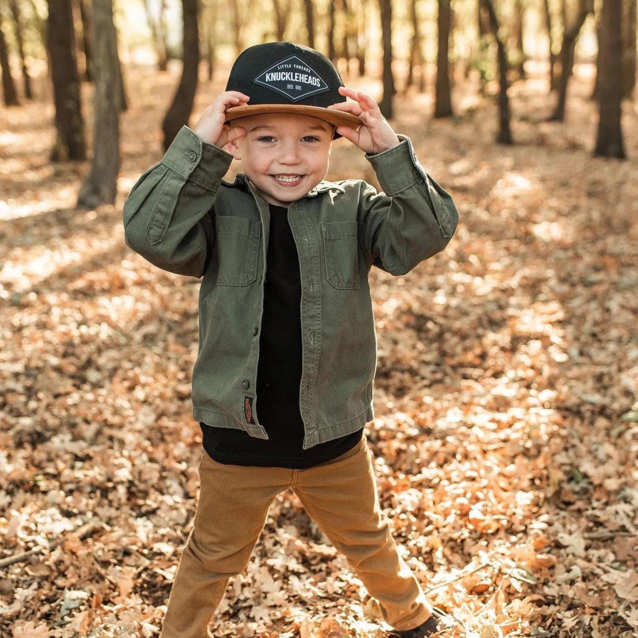 Hat for Infant | Eli Newborn Snapback Hats