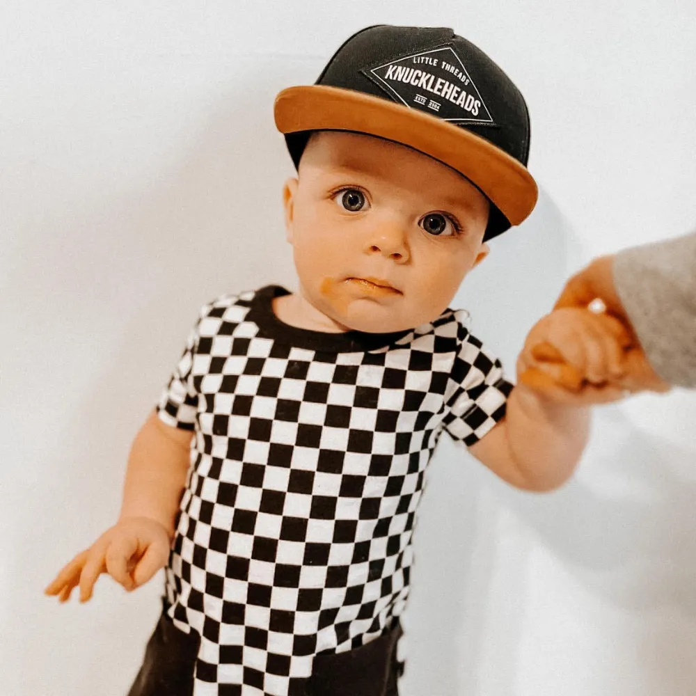 Hat for Infant | Eli Newborn Snapback Hats