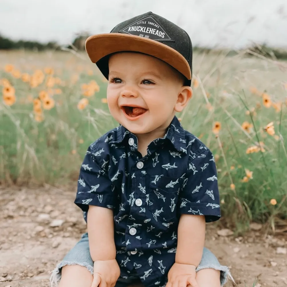 Hat for Infant | Eli Newborn Snapback Hats