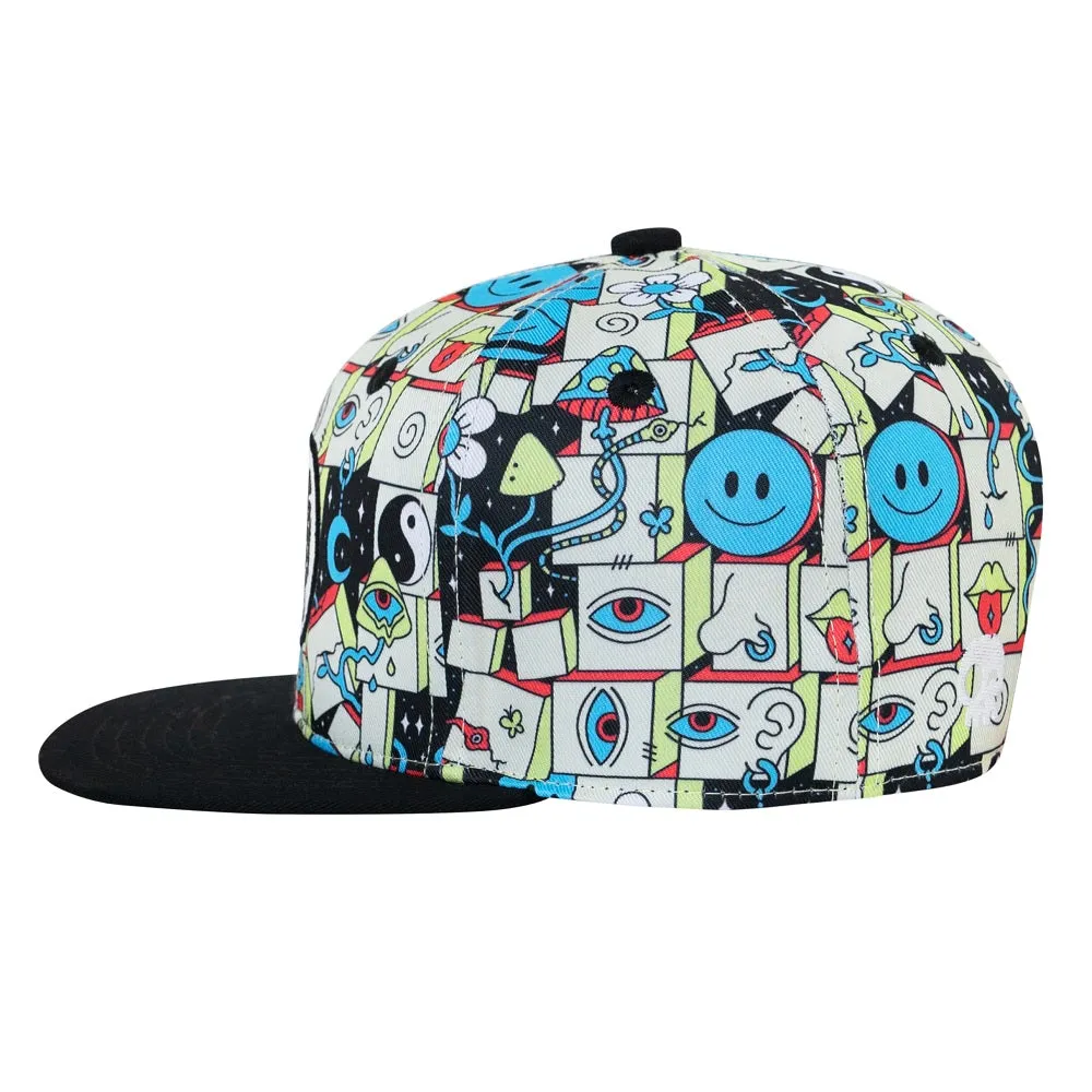 Headster Kids Block Party Black Snapback Cap