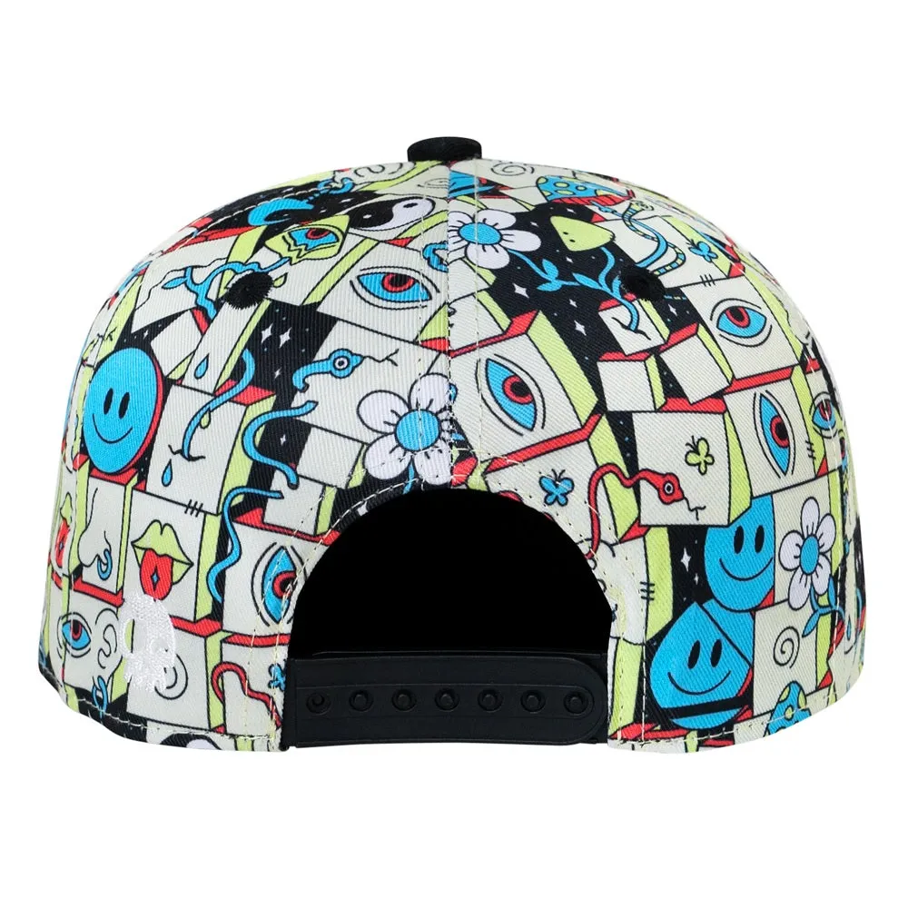 Headster Kids Block Party Black Snapback Cap
