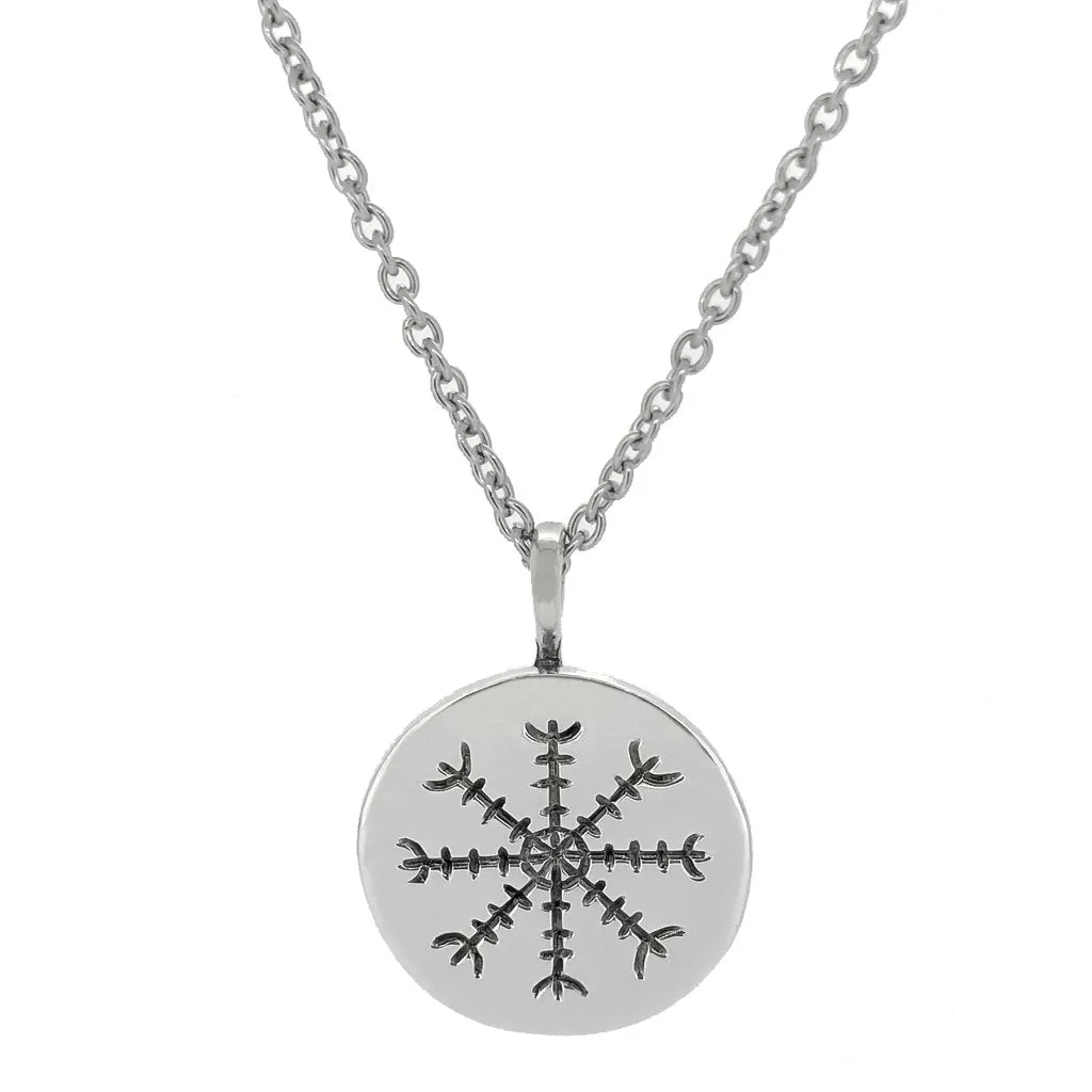 Helm of Awe - Silver Necklace by Bolli Ófeigsson
