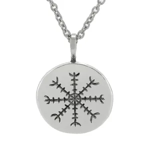 Helm of Awe - Silver Necklace by Bolli Ófeigsson