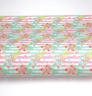 Hibiscus Faux Leather Sheets USDR