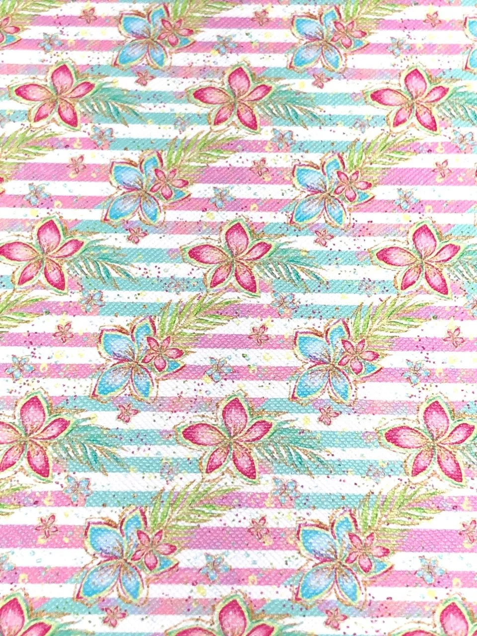 Hibiscus Faux Leather Sheets USDR