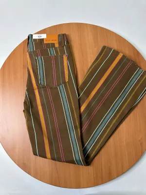 Judy Blue Mid Rise Striped Flares
