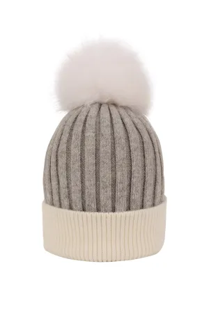 Knit Pom Pom Hat