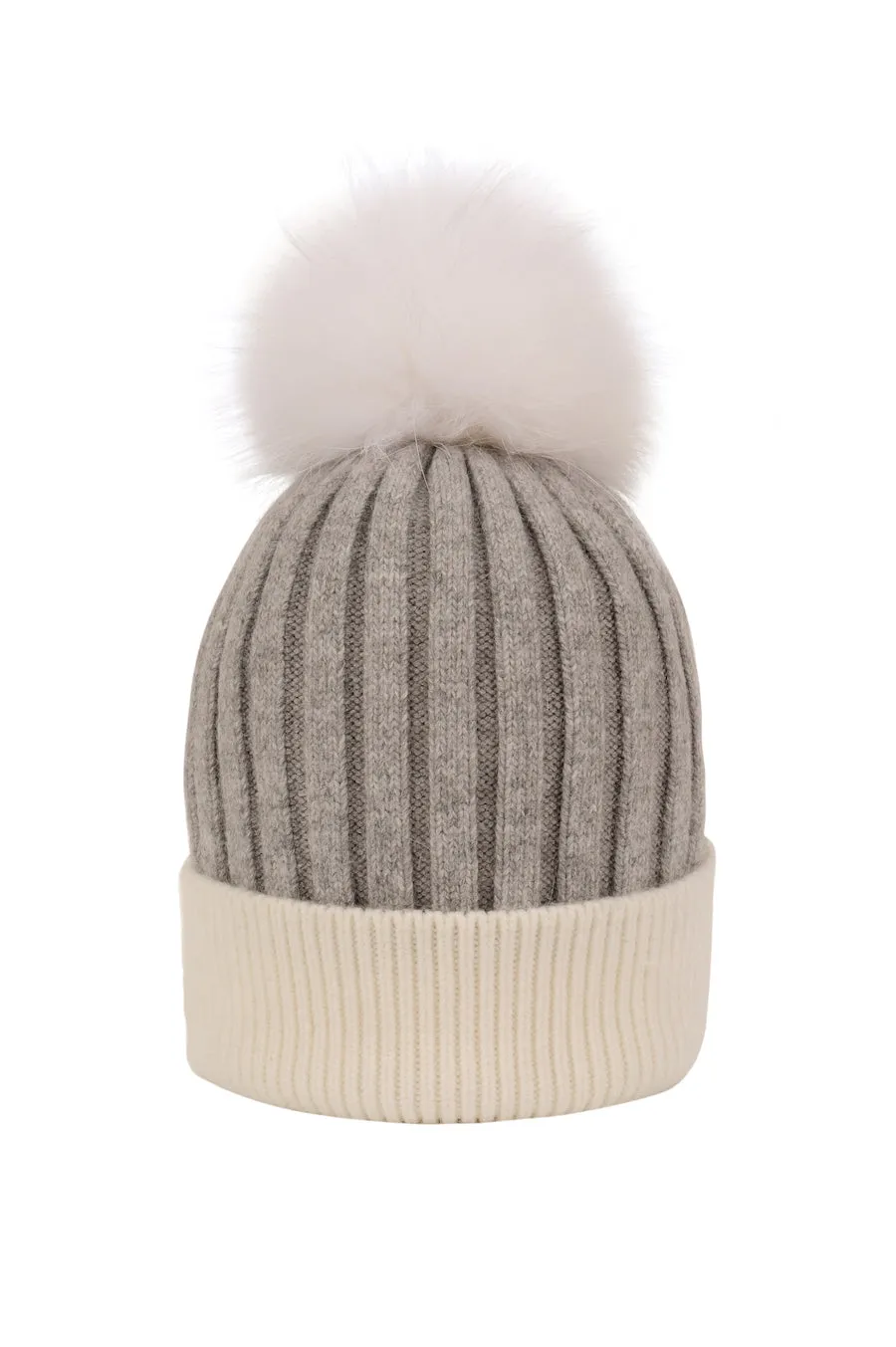 Knit Pom Pom Hat
