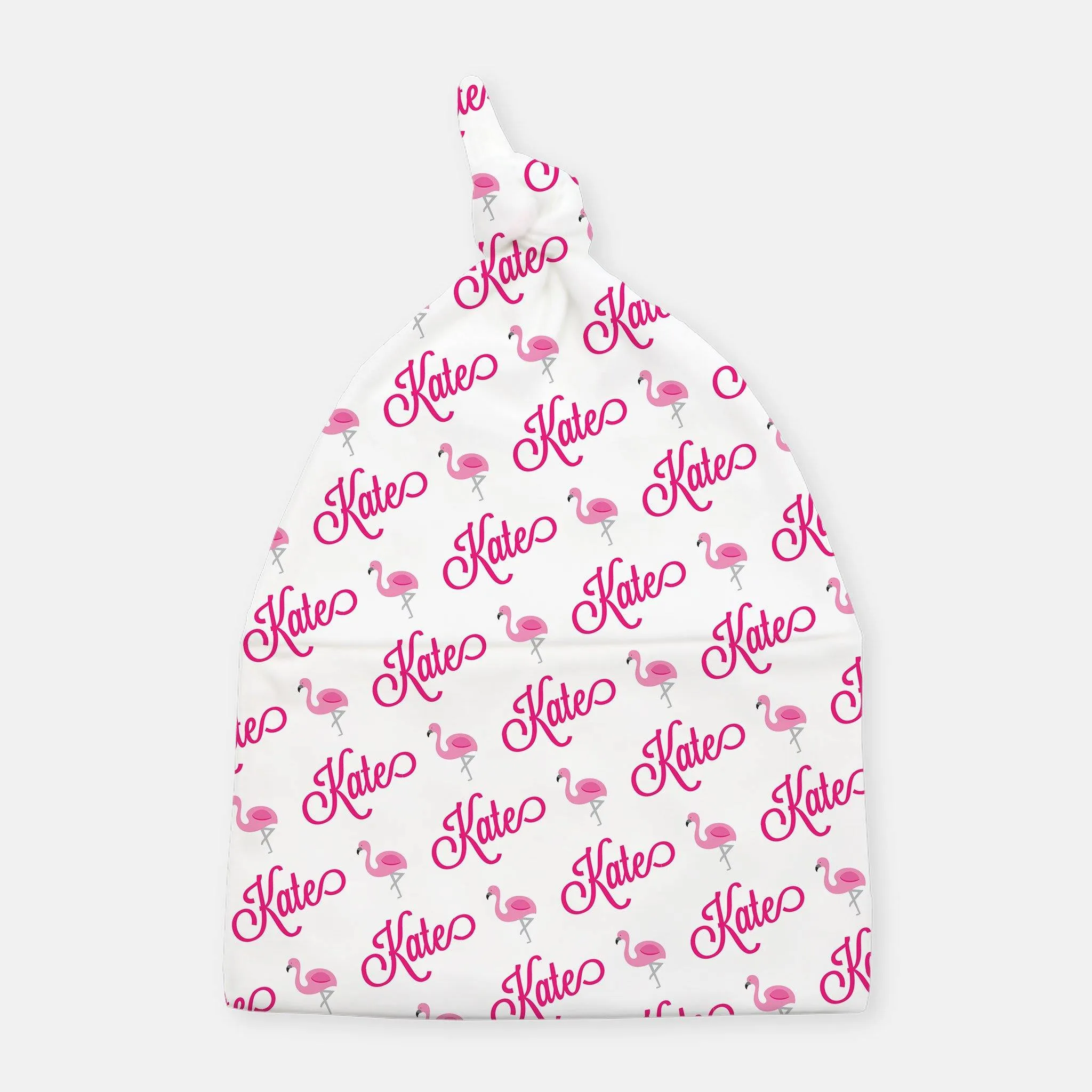 Knotted Beanie - Flamingo