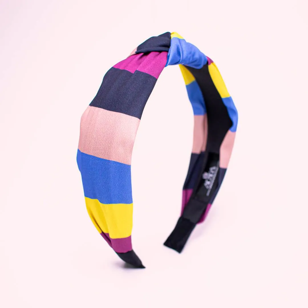 Knotted Printed Colorful Womens Headbands | Calypso Model