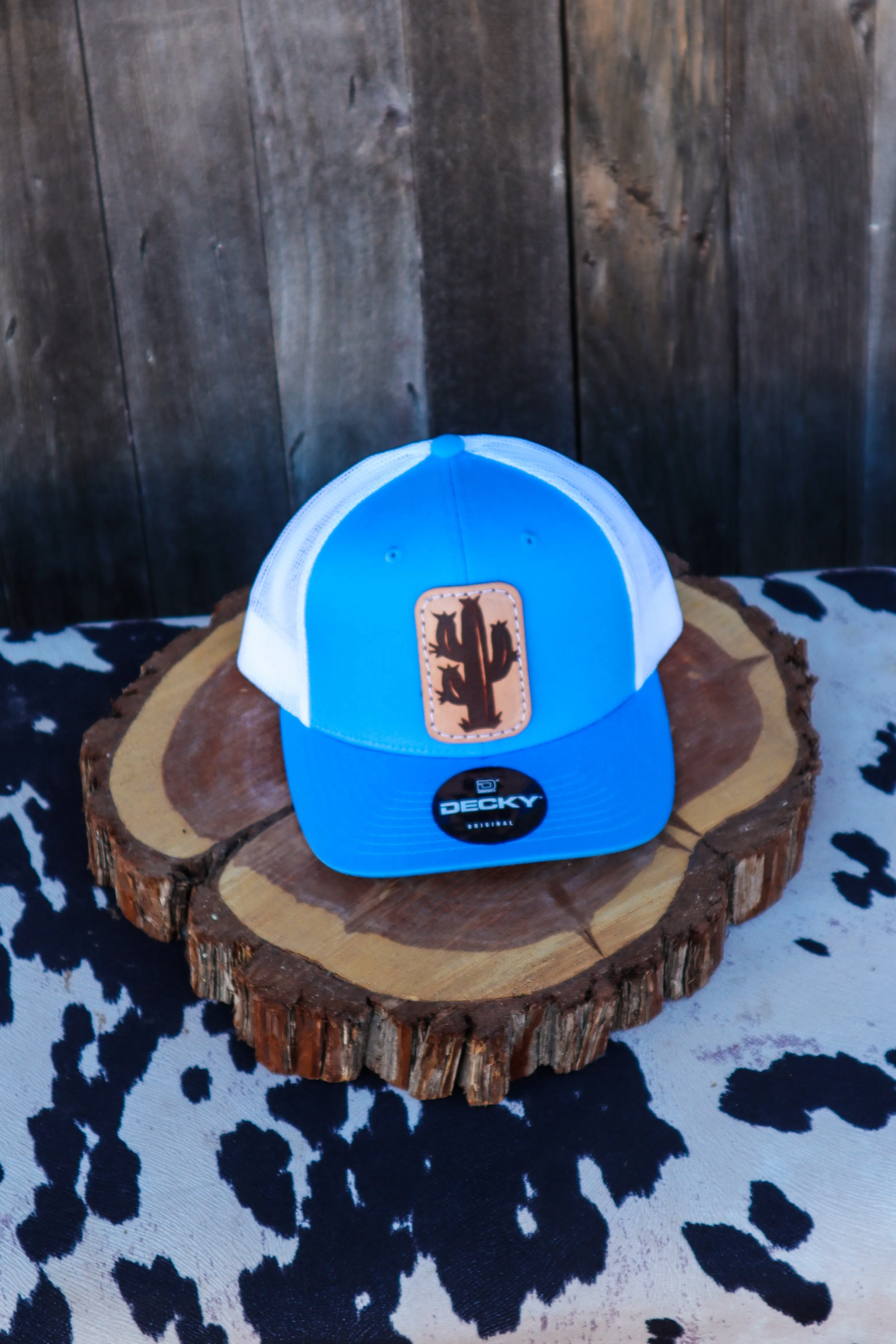 Leather Patched Richardson Caps