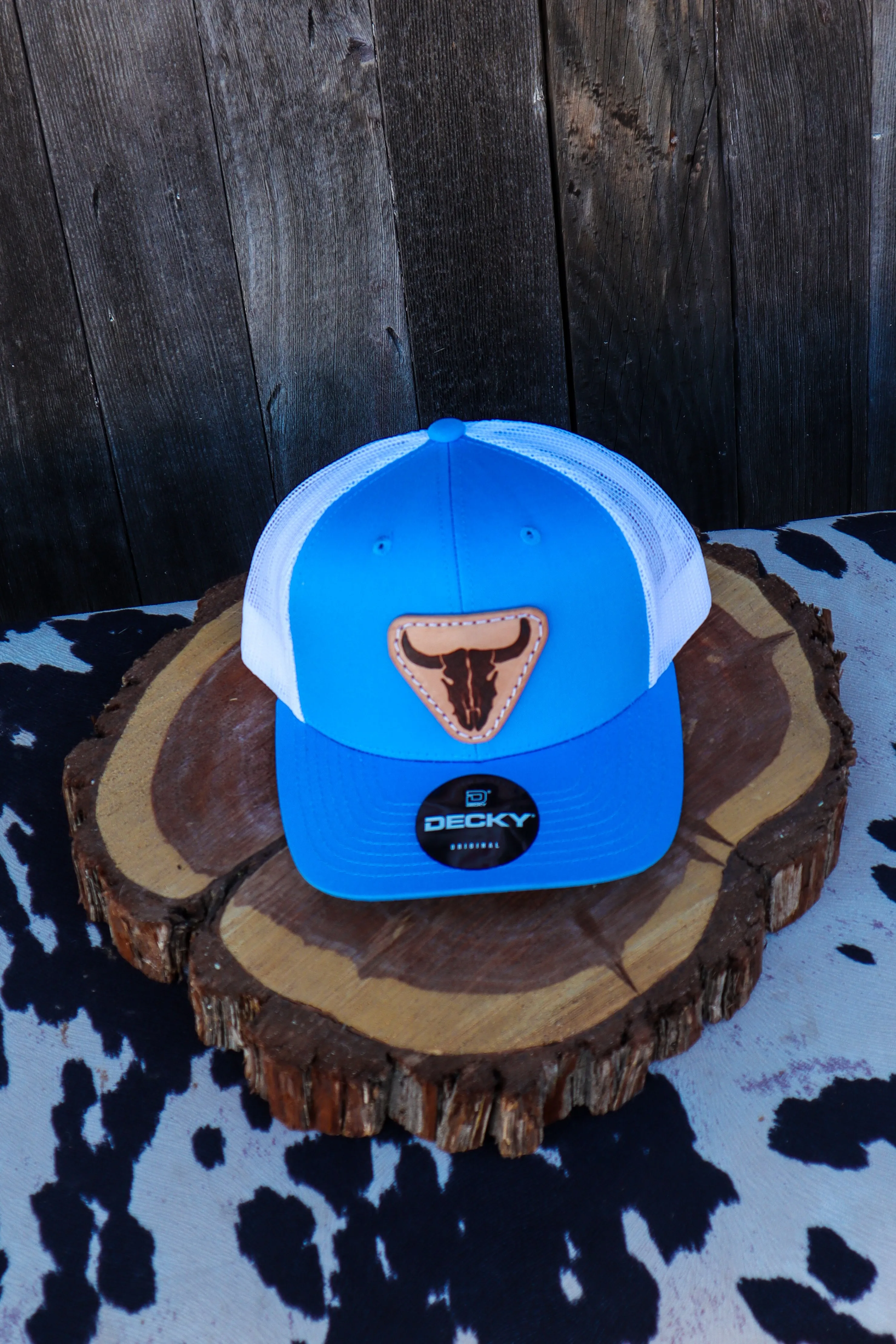 Leather Patched Richardson Caps