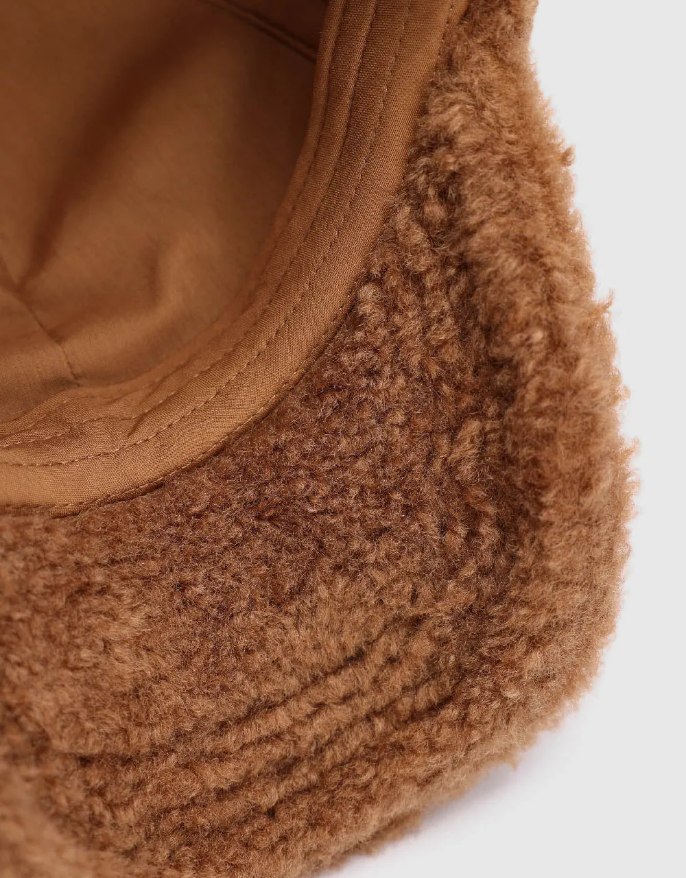 Letter Embroidered Furry Baseball Cap