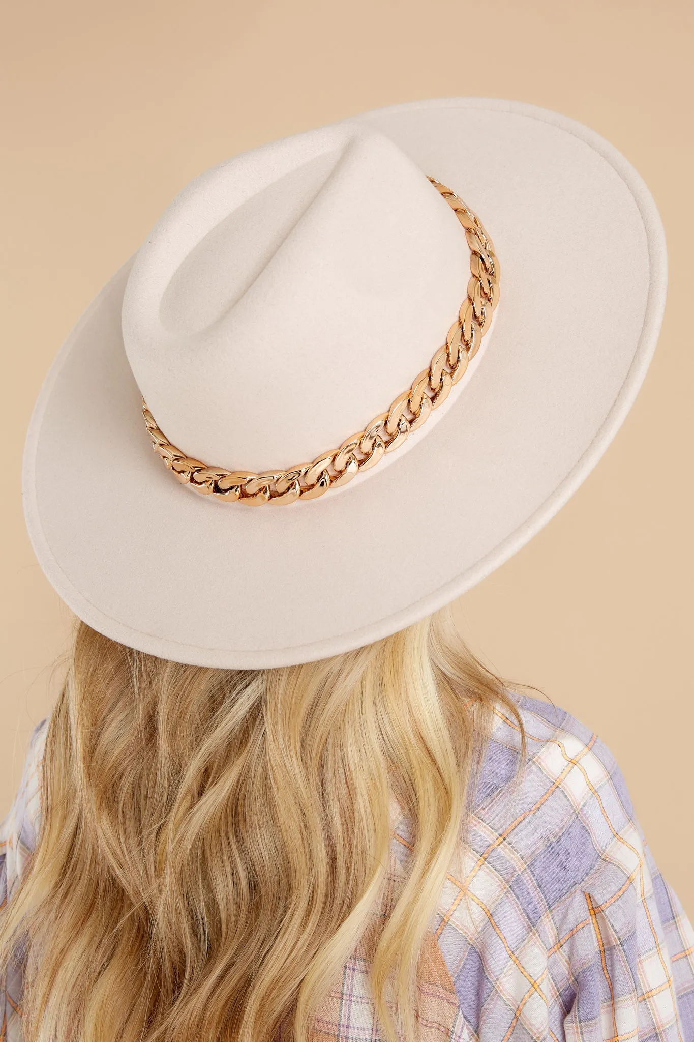Like A Gold Digger Beige Hat