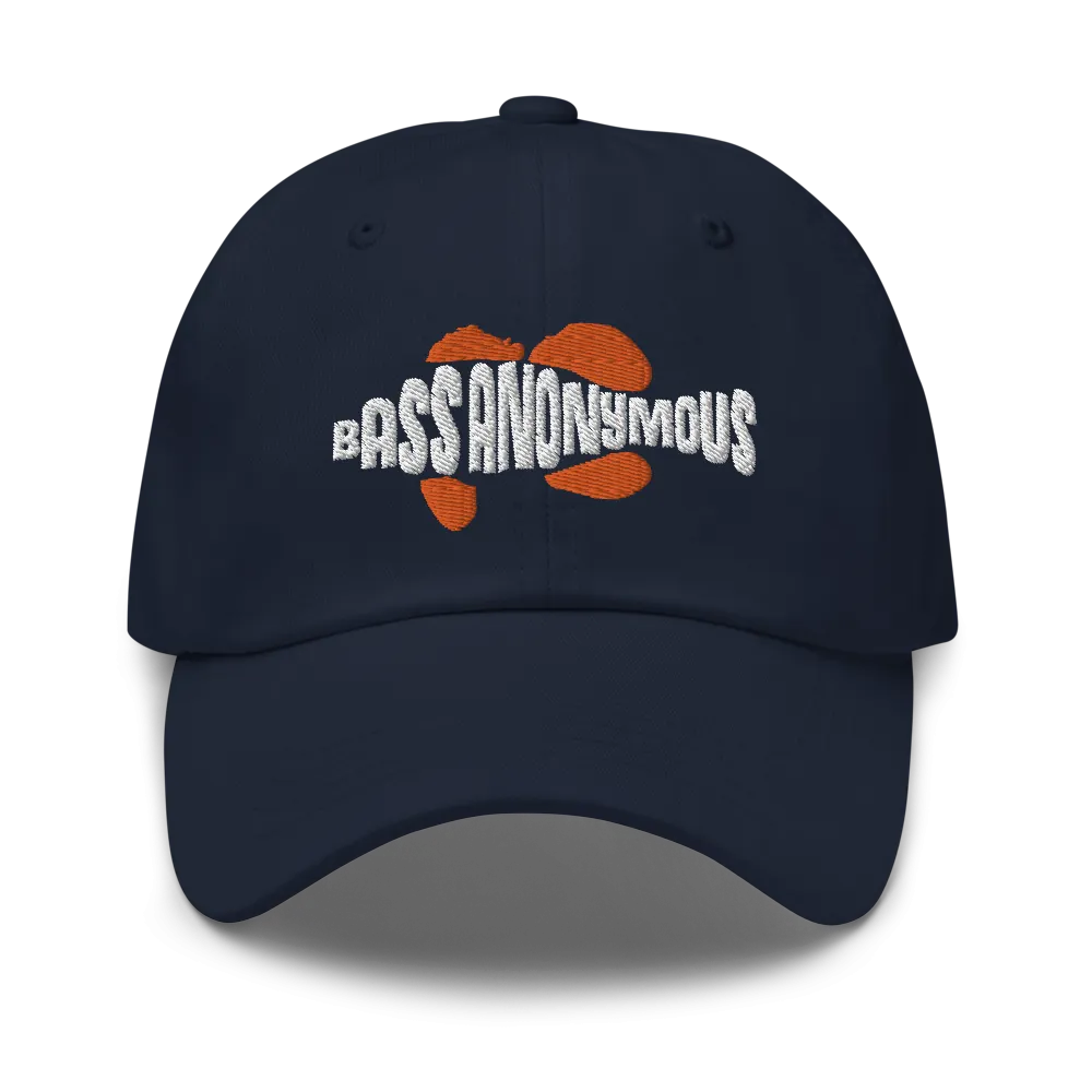 Men's BA Red/White SwimLogo Classic Embroidered Dad Hat