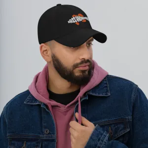 Men's BA Red/White SwimLogo Classic Embroidered Dad Hat