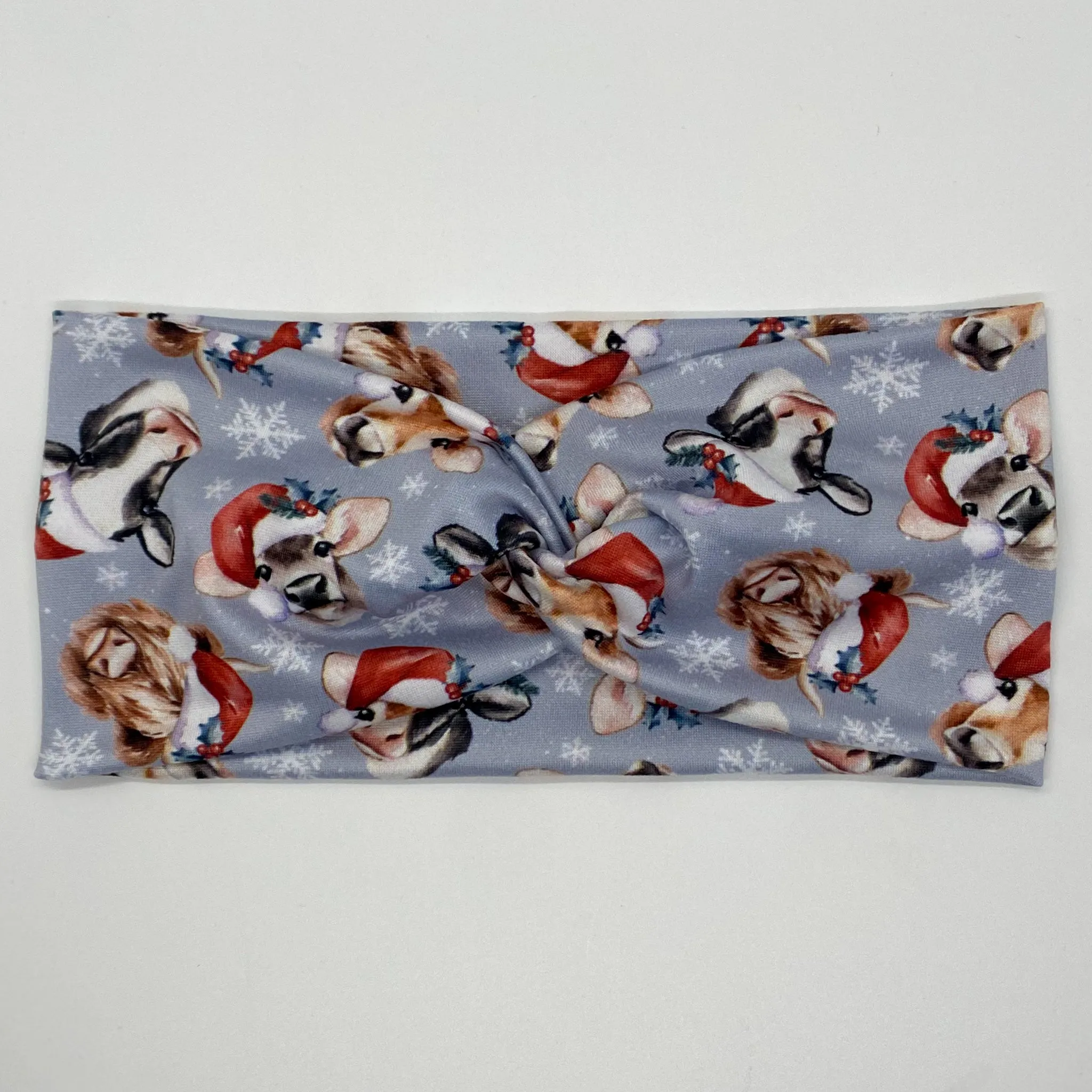 Merry Christ-MOOs Twist Headband