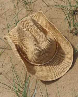 Pearl Cowboy Hat Raffia