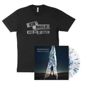 (PRE-ORDER) Here We Go Crazy Limited Edition Clear With Blue Splatter LP   Tape T-Shirt Bundle