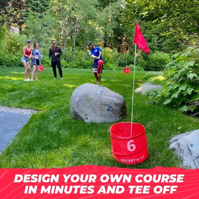 Pro 6 Hole Portable Golf Backyard Game