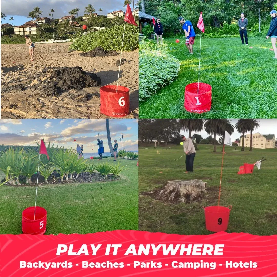 Pro 6 Hole Portable Golf Backyard Game