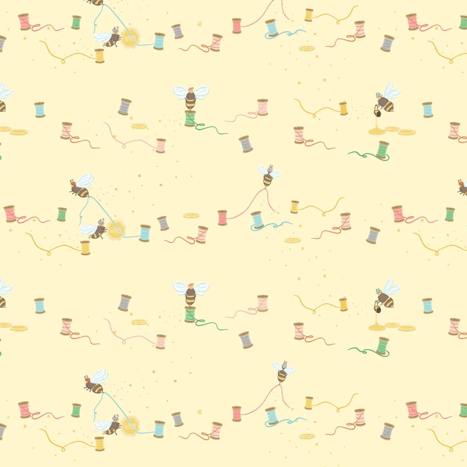 Quilting Bees 37230204-02 Light Yellow