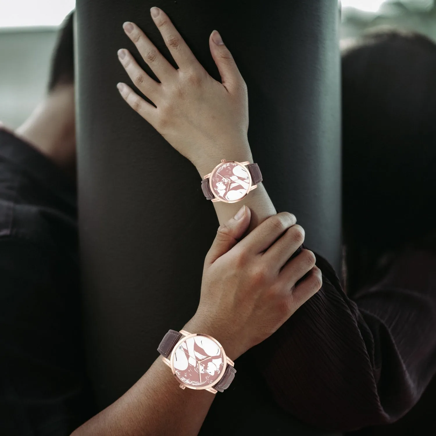 "Señorita" Exclusive - Women's & Men's Quartz Watch - multi-color band & casing