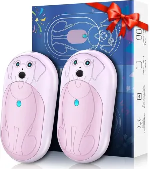 Rechargeable Hand Warmers 6000mAh Portable: Aleath Warm Gifts for Outdoor Hunting Camping - 2 Pack Electric Hot Handwarmers for Women Men