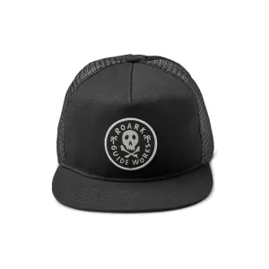 Roark Station Trucker Snapback Hat Black