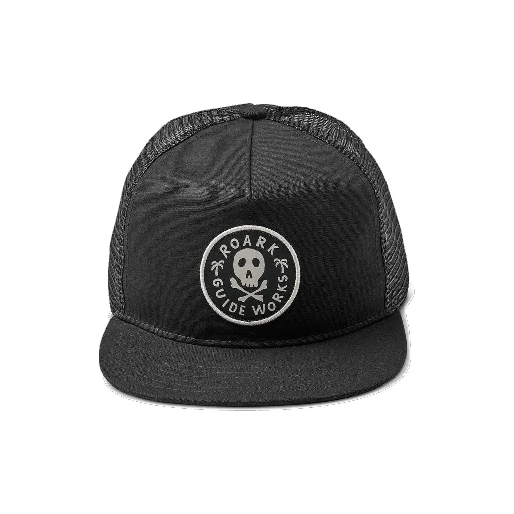 Roark Station Trucker Snapback Hat Black