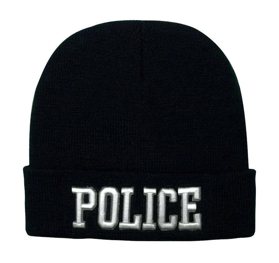 Rothco Deluxe Public Safety Embroidered Watch Cap - Police