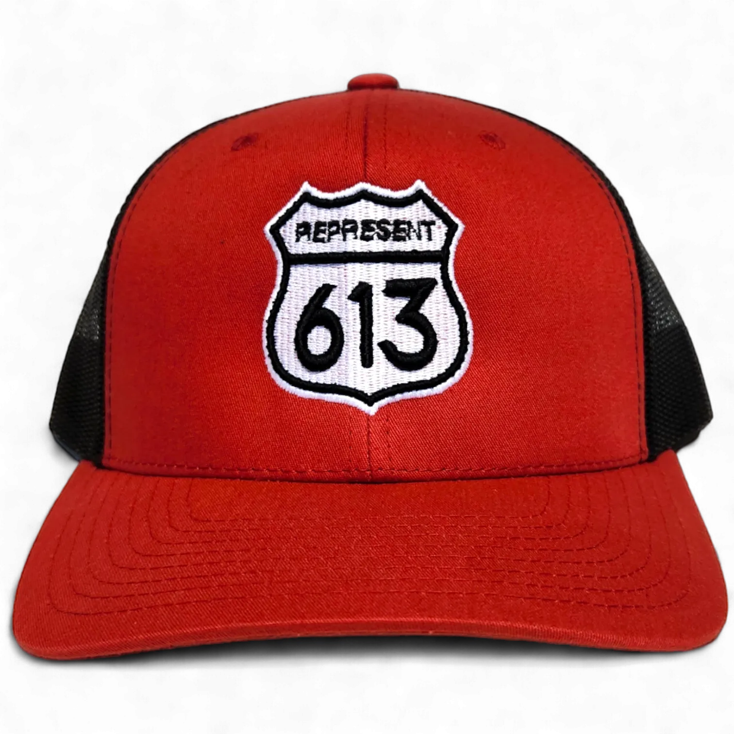 Route 613 Snapback Trucker Red Black