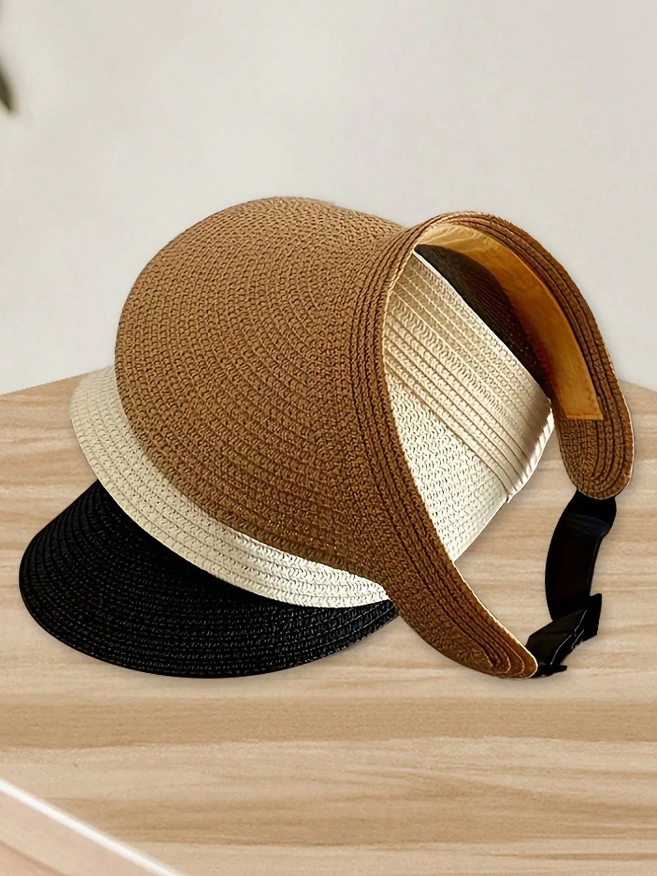 Selene | Foldable Straw Sun Visor
