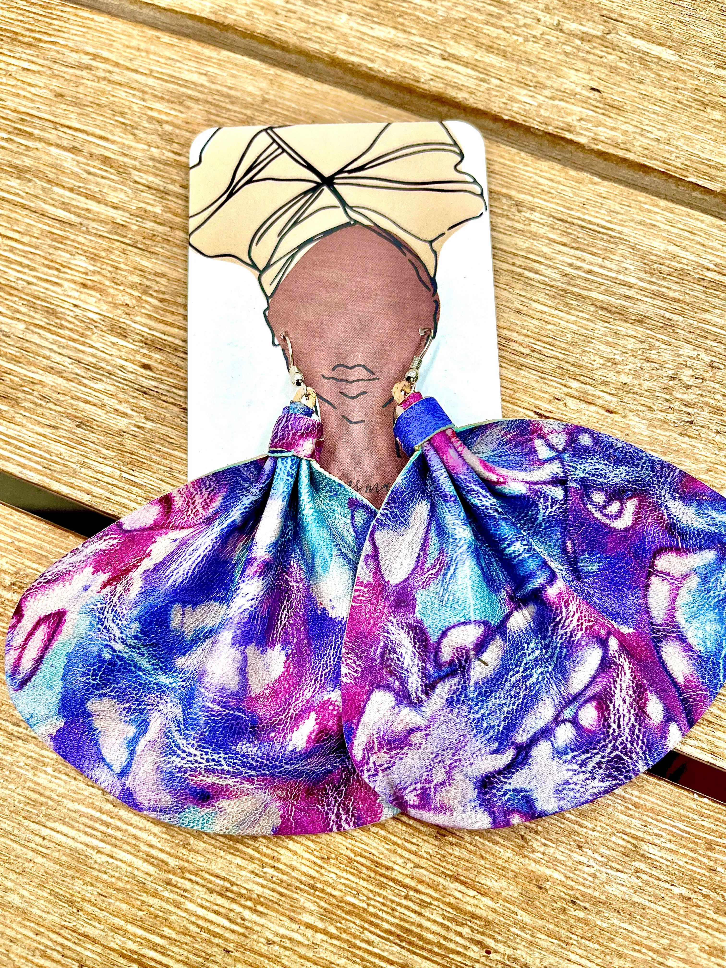Serai Leather Earrings