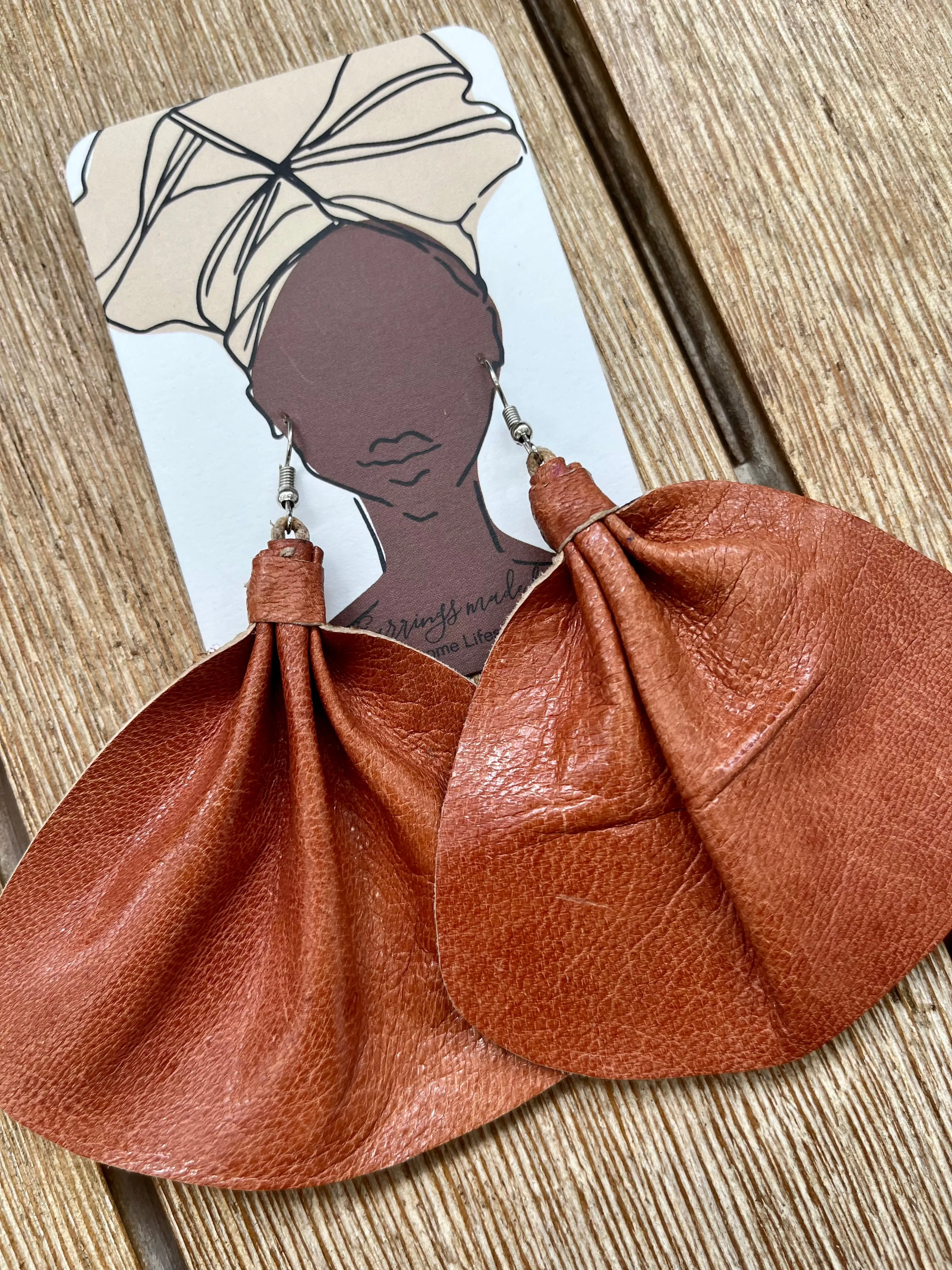 Serai Leather Earrings