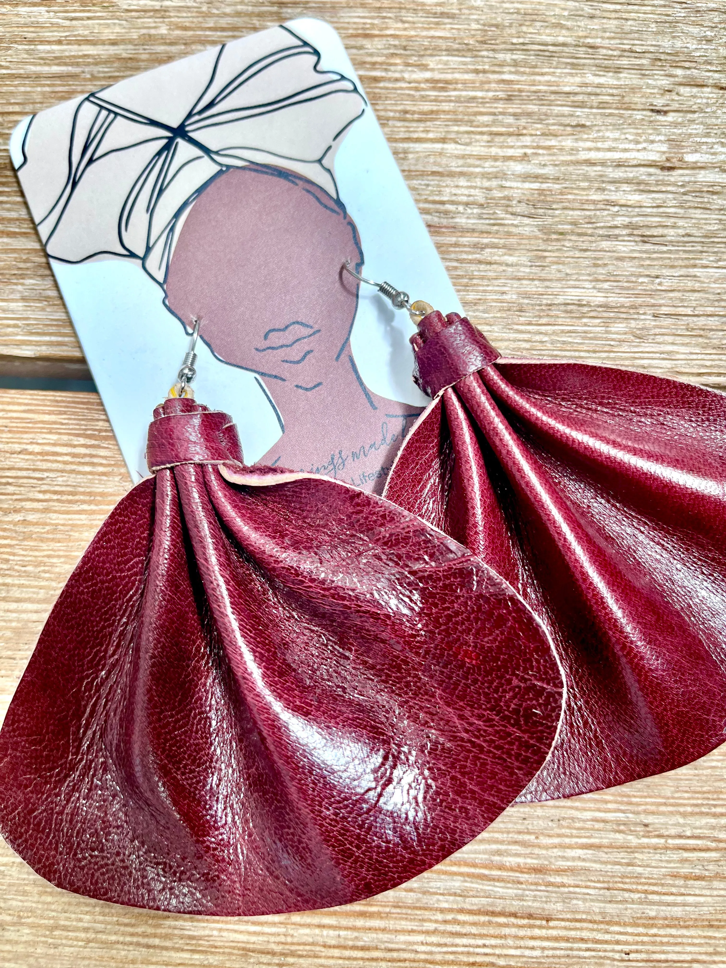 Serai Leather Earrings