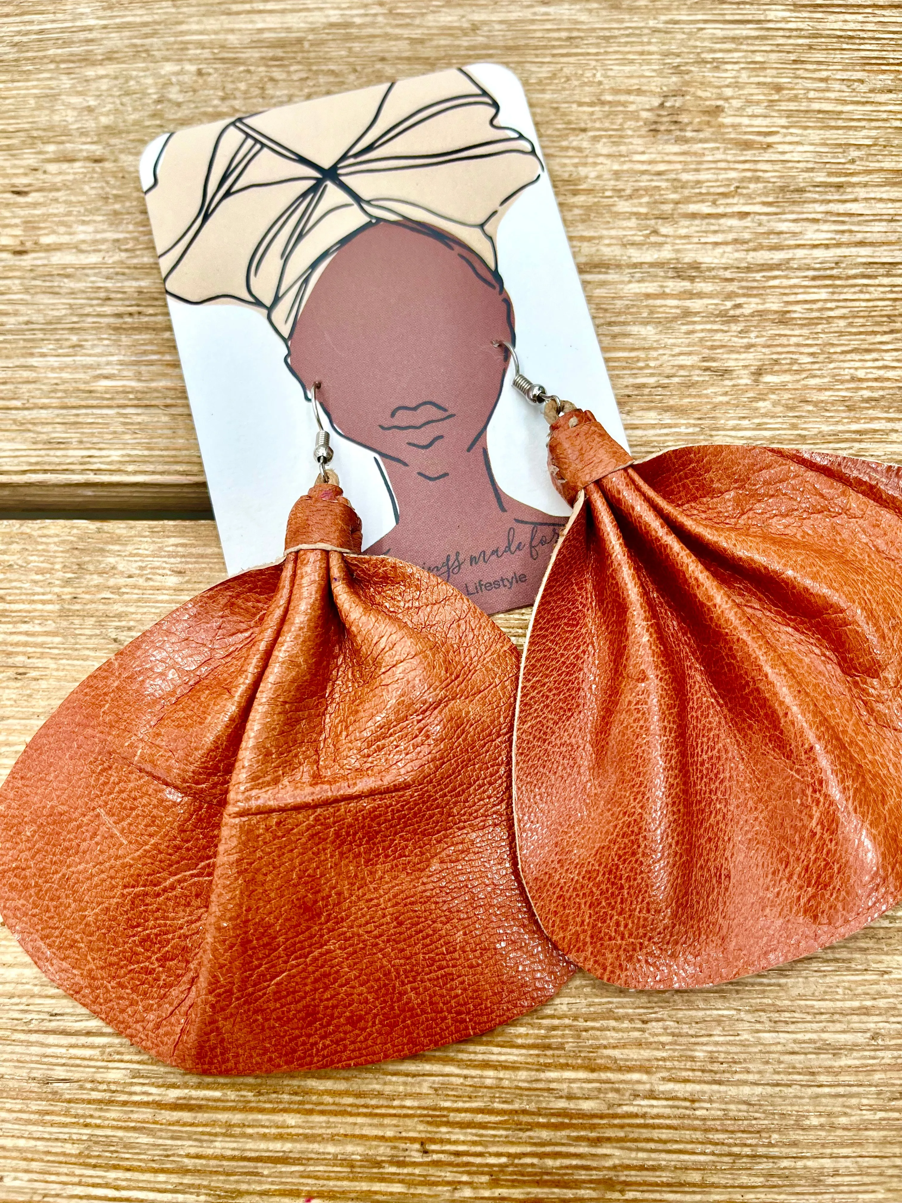 Serai Leather Earrings