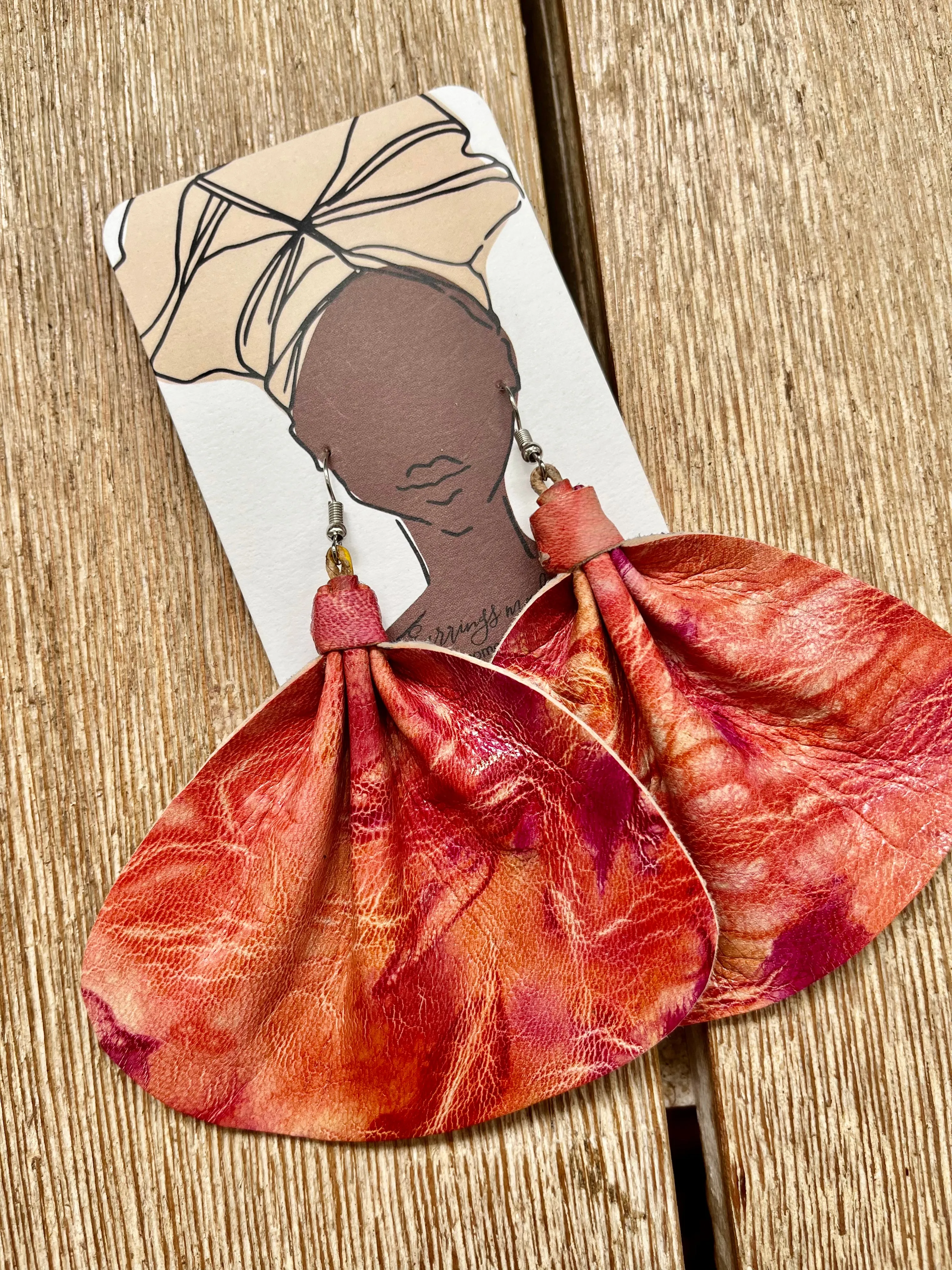 Serai Leather Earrings
